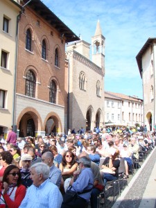 The Book Fair in Pordenone, Italy is the biggest event of the year for this small city.