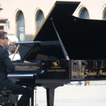 Street Musicians are almost always present in Krakow's main square