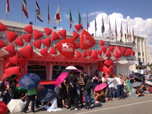 Fans line up early to catch a glimpse of stars on the red carpet.