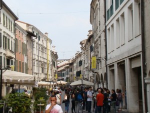 The annual Book Fair in Pordenone, Italy involves the entire city.